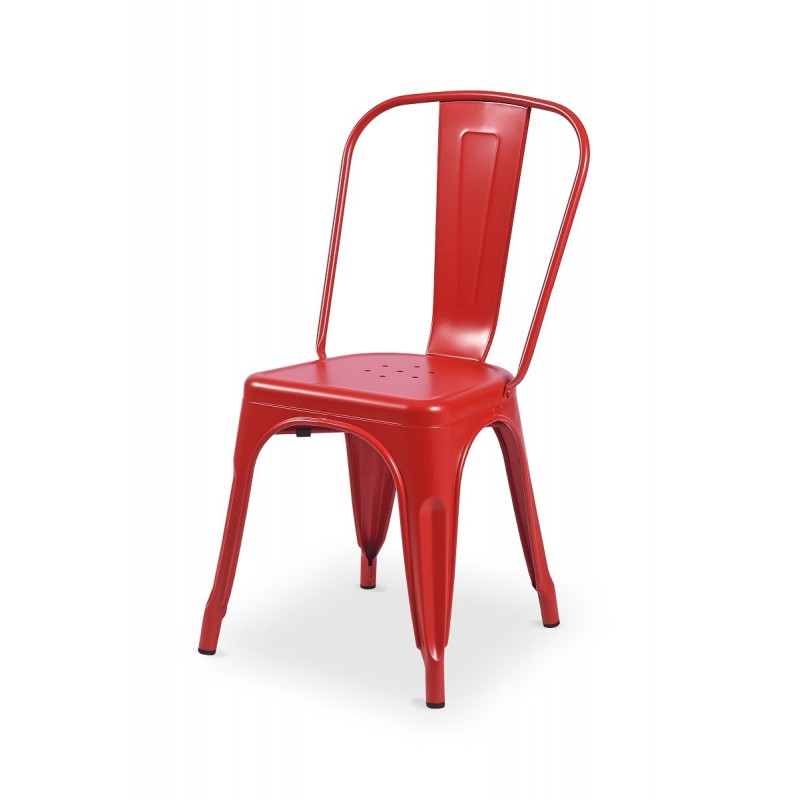 Cafe chair PARIS inspired TOLIX red