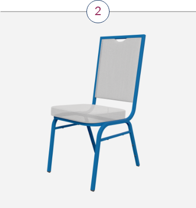 Choose a colour for the chair frame